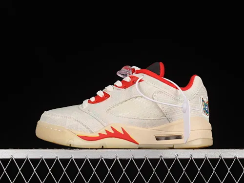 All categories Air Jordan Jordan series basketball shoes Air Jordan 5 G version Air Jordan 5 Low "Chinese New Year" AJ5 Joe 5 China limited low-top basketball shoes DD2240-100